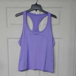 Lululemon Swiftly Tech Racerback Tank Top 2.0 Dark Lavender Size 14 EUC